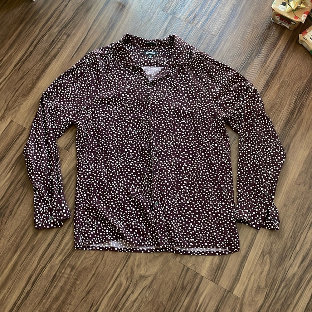 Express Men’s Rayon Dress Shirt Medium